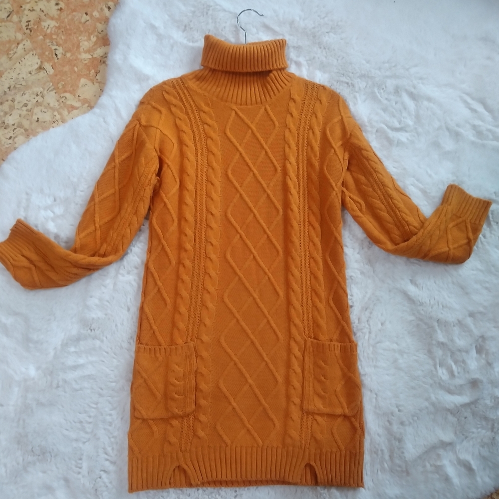 Long Turtleneck Sweater